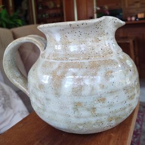 Signed Studio Pottery pitcher